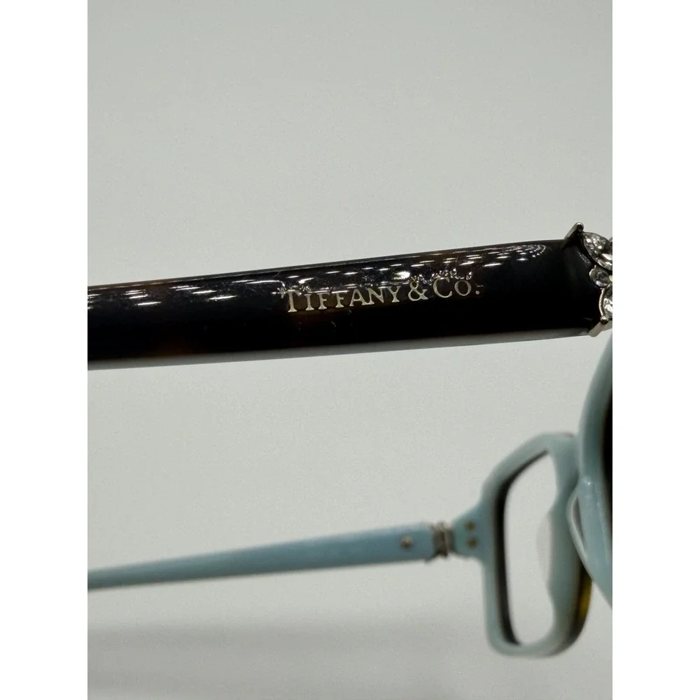 READ- Tiffany Co Eyeglasses Frames Only Womens Full Rim 53•16•140 Made in Italy
